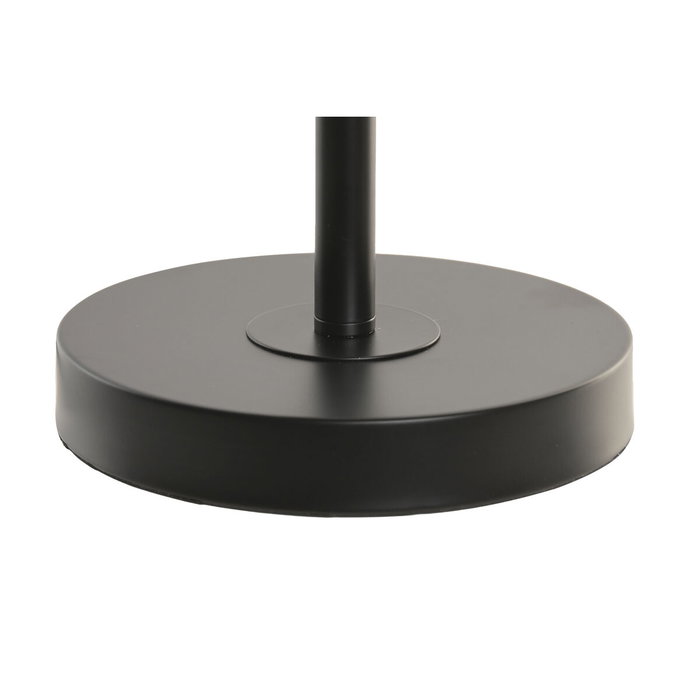 DKD Home Decor Lámpara de Sobremesa de Metal y Cristal con Bolas en Negro y Blanco