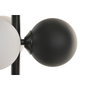DKD Home Decor Lámpara de Sobremesa de Metal y Cristal con Bolas en Negro y Blanco