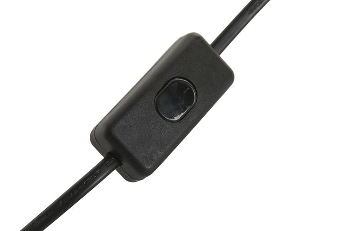 DKD Home Decor Lámpara Sobremesa Negro Blanco 24 x 68 x 24 cm