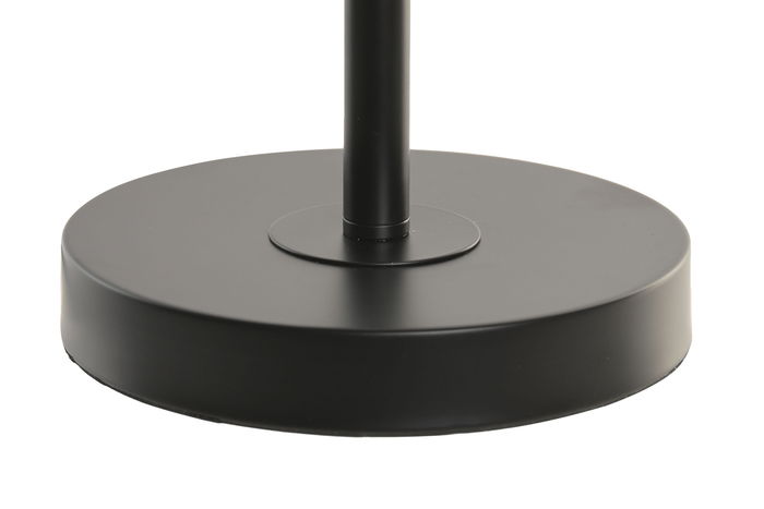 DKD Home Decor Lámpara Sobremesa Negro Blanco 24 x 68 x 24 cm