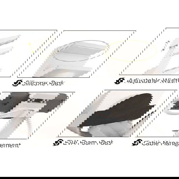 VALUE Soporte para Extensión de Potencia, Abrazadera de Mesa, Gestión de Cables, Blanco - VALUE 19.99.3230 VALUE Soporte para Extensión de Potencia, Abrazadera de Mesa, Gestión de Cables, Blanco - VALUE 19.99.3230