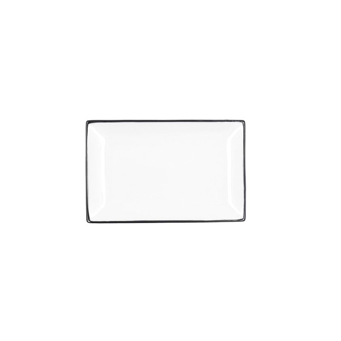 Quid Tapa Ahumados Porcelana Gastro Black 20x13x2 cm Quid Tapa Ahumados Porcelana Gastro Black 20x13x2 cm