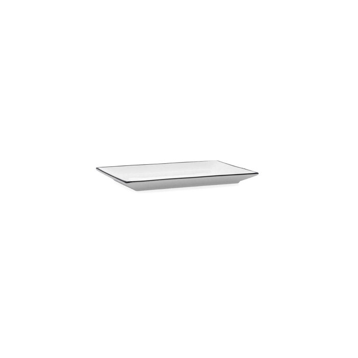 Quid Tapa Ahumados Porcelana Gastro Black 20x13x2 cm Quid Tapa Ahumados Porcelana Gastro Black 20x13x2 cm