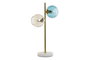 DKD Home Decor Lámpara de Sobremesa Mármol y Cristal Bolas