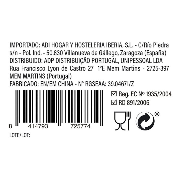 Vajilla Cerámica Duna Quid 12 Piezas - 4 Personas