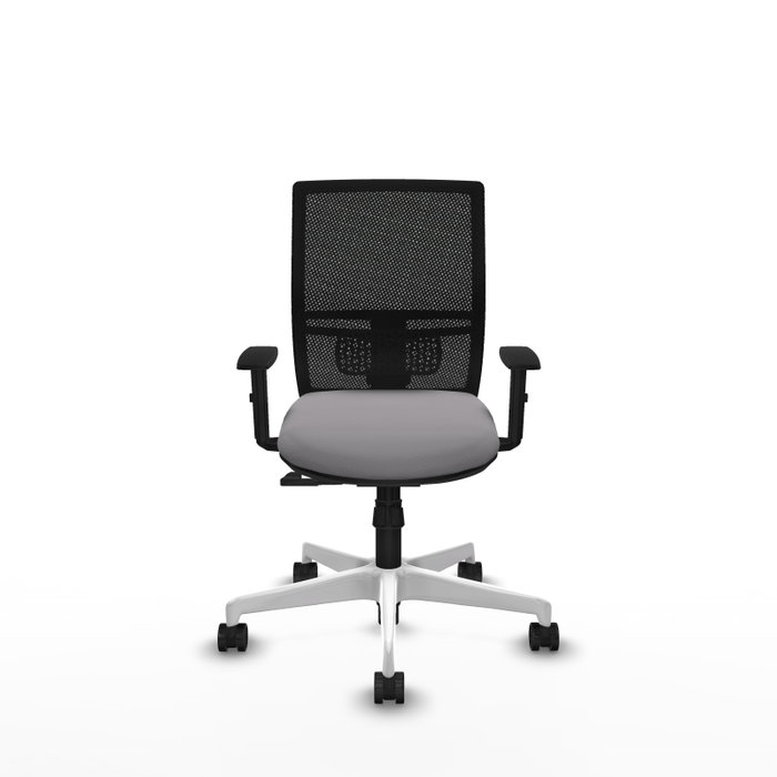 PIQUERAS Y CRESPO Silla de oficina Yunquera Gris y Negro