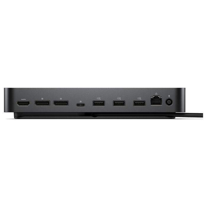 DELL Pro SD25 Dock USB-C, 130W, 2500 Mbps, HDMI 2.1, DisplayPort 1.4, 4 Pantallas 6K Ultra HD, Negro