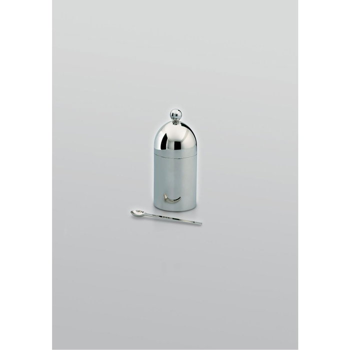 Alessi 90024 Azucarero de Acero Inoxidable 18/10 con Cucharita Diseñado por Aldo Rossi