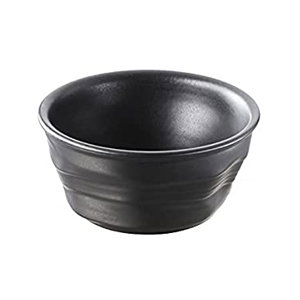 Revol Remiquin Taza de porcelana negra, 10 cm de diámetro x 4.5 cm de alto (Set de 6) Revol Remiquin Taza de porcelana negra, 10 cm de diámetro x 4.5 cm de alto (Set de 6)