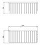 PLUVIA Pro Cesta Rectangular 30x12x6 Inox BN-3526