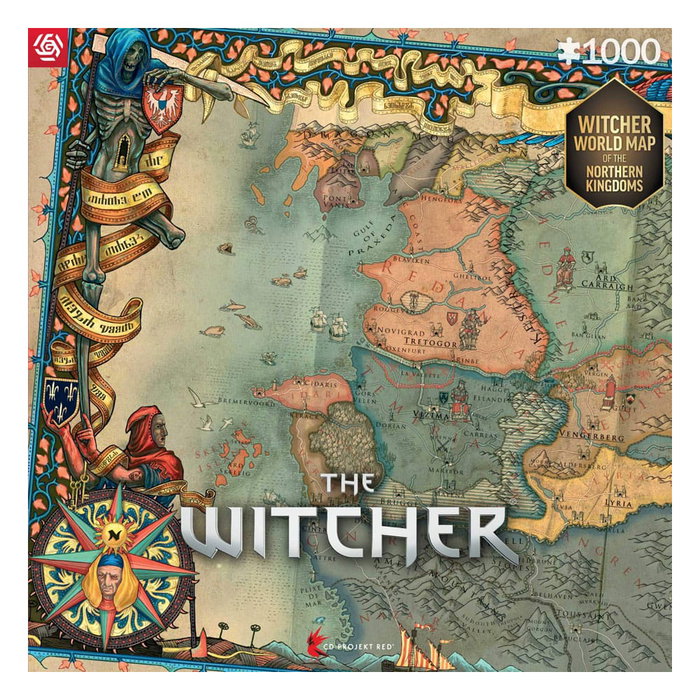 The Witcher 3 Puzzle Gaming The Northern Kingdoms (1000 piezas) The Witcher 3 Puzzle Gaming The Northern Kingdoms (1000 piezas)