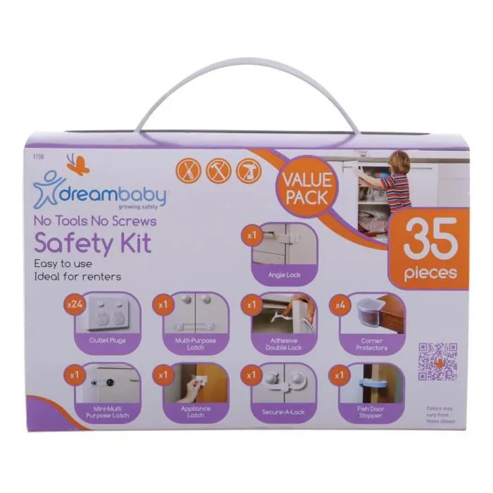 Kit de Seguridad para el Hogar Dreambaby Baby Safety Kit 35 Piezas
