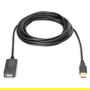 Digitus Cable Extensión USB 2.0 Tipo A Macho/Hembra 5m Negro