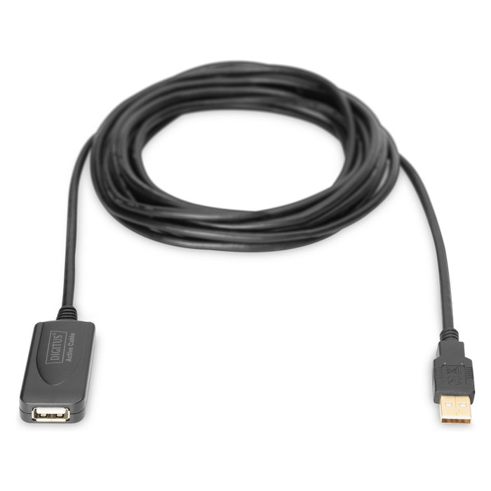Digitus Cable de Extensión USB 2.0 Activo 5m Negro Digitus Cable de Extensión USB 2.0 Activo 5m Negro