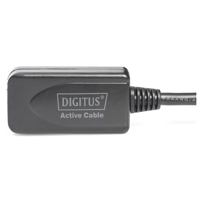 Digitus Cable de Extensión USB 2.0 Activo 5m Negro Digitus Cable de Extensión USB 2.0 Activo 5m Negro