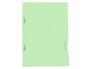 Liderpapel Subcarpeta Folio Verde Tres Uñeros Plastificada 160g/m2