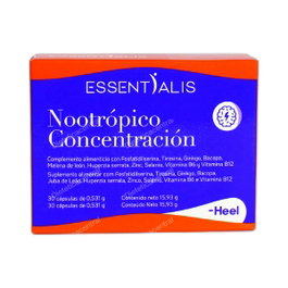 HEEL Essentialis Nootrópico Concentración 30 cápsulas