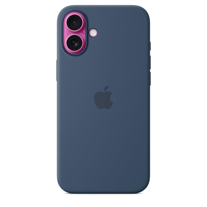 Apple Funda de Silicona con MagSafe para iPhone 16 Plus - Azul denim Apple Funda de Silicona con MagSafe para iPhone 16 Plus - Azul denim