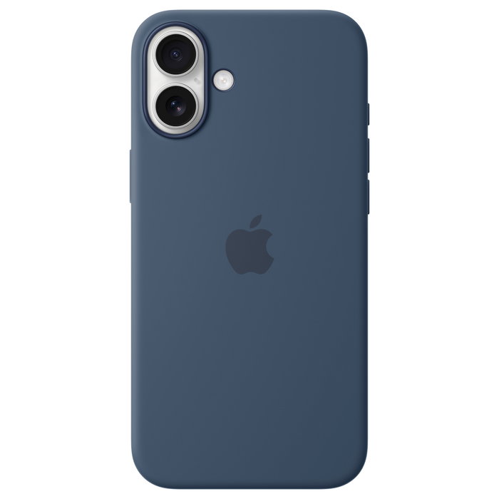 Apple Funda de Silicona con MagSafe para iPhone 16 Plus - Azul denim Apple Funda de Silicona con MagSafe para iPhone 16 Plus - Azul denim