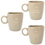 Home Deco Factory Taza Espresso 100 ml con mensaje, Colección Cocooning