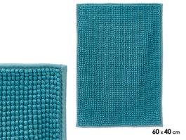 Berilo Alfombra de Baño Verde 40x60 cm en Poliéster Reciclado, 800 gsm, Cosido a Máquina (Set de 12)
