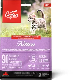 Orijen ORG004 - Pienso para Gatos Kitten (Cachorro) - Alimento Húmedo Premium - 340 grs