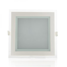 Greenice Foco Downlight LED 15W Blanco Frío Cuadrado Cristal