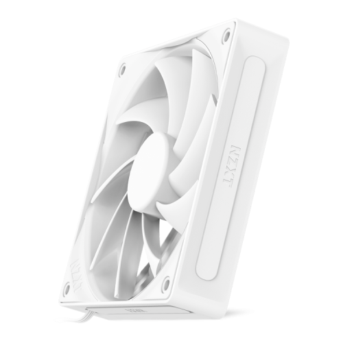 NZXT RF-Q12SF-W2 Ventilador para Ordenador de 12 cm, Rodamiento Dinámico Fluido, 1700 RPM, Blanco