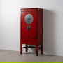Armario Rojo Madera-Mdf 83,50 X 45 X 195 cm