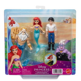 Mattel Conjunto Personajes La Sirenita Jhg84 Disney Princess Ariel, Eric, Tritón y Úrsula