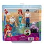 Mattel Conjunto Personajes La Sirenita Jhg84 Disney Princess Ariel, Eric, Tritón y Úrsula