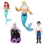 Mattel Conjunto Personajes La Sirenita Jhg84 Disney Princess Ariel, Eric, Tritón y Úrsula