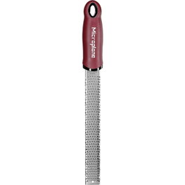 Microplane Premium Classic Rallador Pomegranate Red con hoja de acero inoxidable