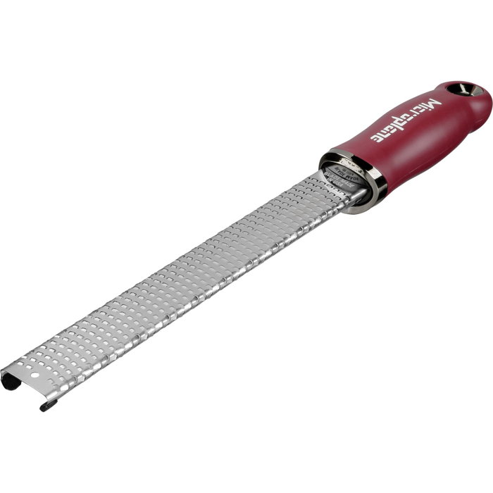 Microplane Premium Classic Rallador Pomegranate Red con hoja de acero inoxidable