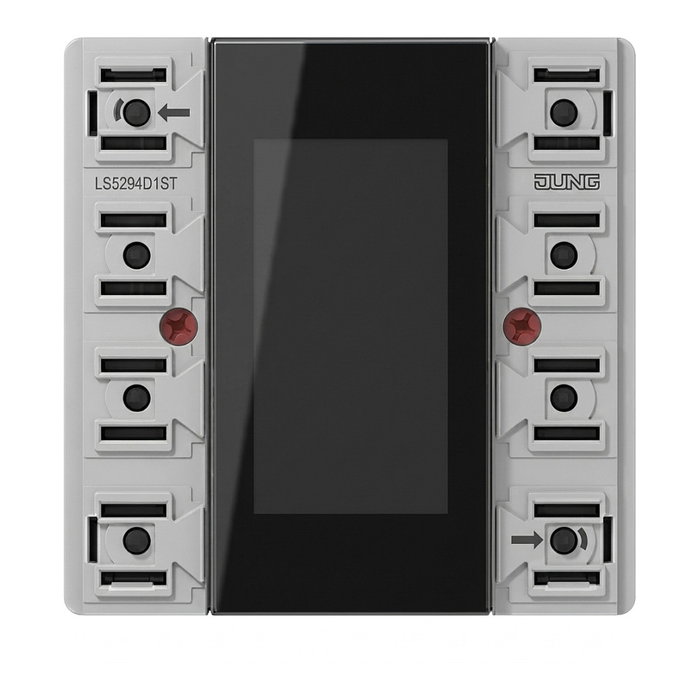 Jung LS 5294 D1 ST KNX Módulo controlador de sala compacto de 4 canales F50 Jung LS 5294 D1 ST KNX Módulo controlador de sala compacto de 4 canales F50