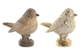 DKD Home Decor Figura de Pájaro en Resina (Surtido)