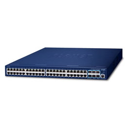 Planet SGS-6310-48T6X Switch Gestionado Capa 3, 48 Puertos Gigabit Ethernet + 6 SFP+, Montaje en Rack 1U