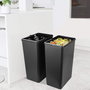 Confortime Cubo Reciclaje con Pedal 2x15L - 36x41x47.5 cm
