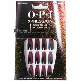 OPI xPRESS/ON Uñas Artificiales Nail Art Swipe Night