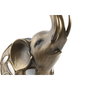 DKD Home Decor Figura de Elefante en Resina Color Bronce