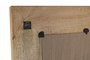 DKD Home Decor Espejo de Mango y Cristal con Detalles de Troncos 3D Natural