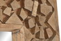 DKD Home Decor Espejo de Mango y Cristal con Detalles de Troncos 3D Natural
