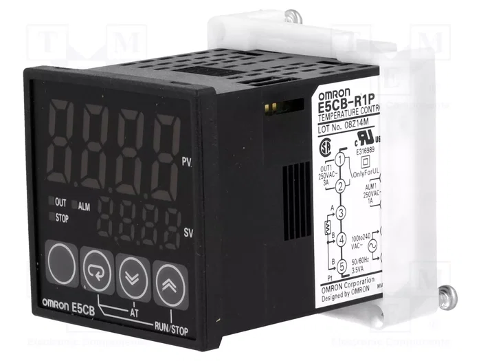 OMRON E5CB-R1P Regulador de temperatura Pt100 100-240V AC OMRON E5CB-R1P Regulador de temperatura Pt100 100-240V AC