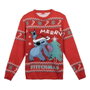 Cerdá Jersey de Punto Navideño Stitch XL Rojo