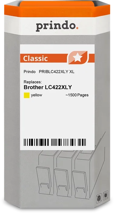Prindo Cartucho de Tinta Amarillo Classic XL PRIBLC422XLY Prindo Cartucho de Tinta Amarillo Classic XL PRIBLC422XLY