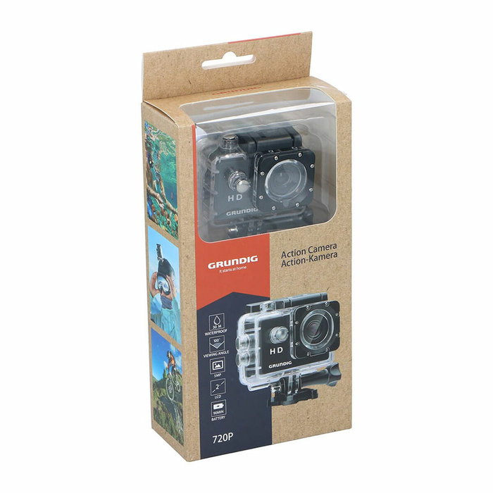 Grundig Cámara deportiva impermeable hasta 30 m