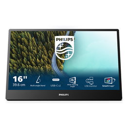 Philips 16B1P3302D Monitor Portátil 15.6" FHD IPS USB-C 75Hz 4ms SmartImage Low Blue Light Negro