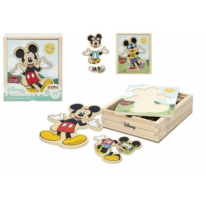 WOOMAX Puzzle madera Mickey Disney WOOMAX Puzzle madera Mickey Disney