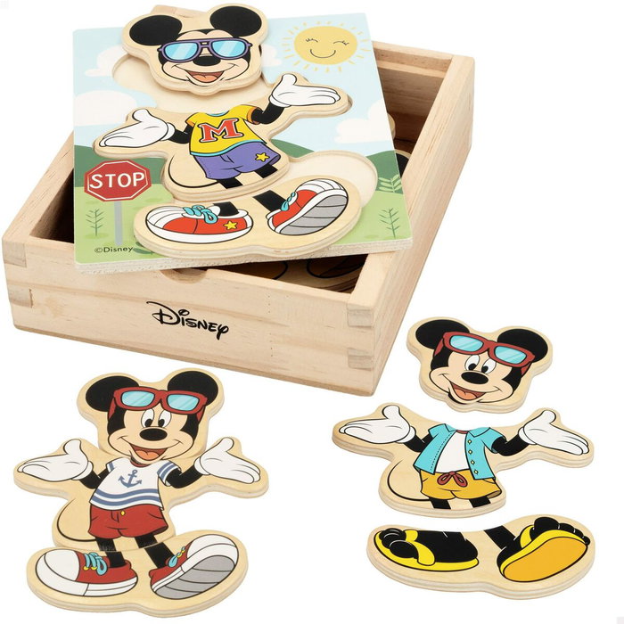 WOOMAX Puzzle madera Mickey Disney WOOMAX Puzzle madera Mickey Disney