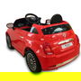 Tachan Fiat 500 6V Rojo Radio Control Coche Eléctrico Infantil Licencia Oficial con Luces Sonidos USB Puertas Abatibles y Suspensión +3 Años